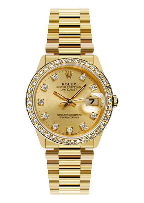 ladies 31mm rolex datejust|rolex datejust 31 gold price.